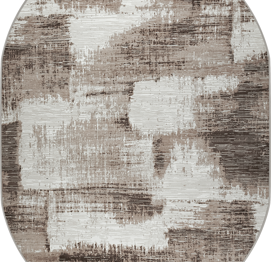 36936A oval BROWN / BEIGE