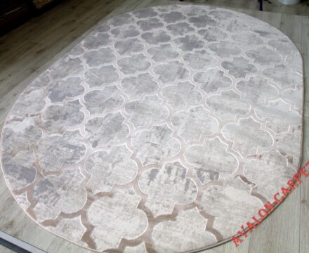 36557A oval L.BEIGE / L.BEIGE