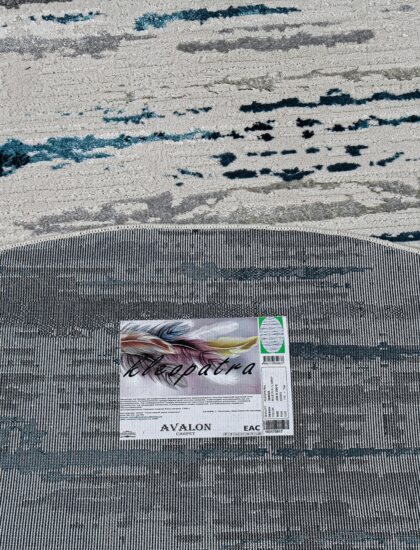 38462A daire BLUE FLS / L.GREY