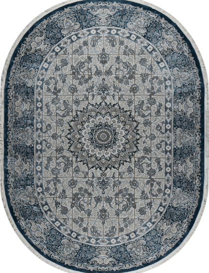 37122A oval BLUE / BLUE