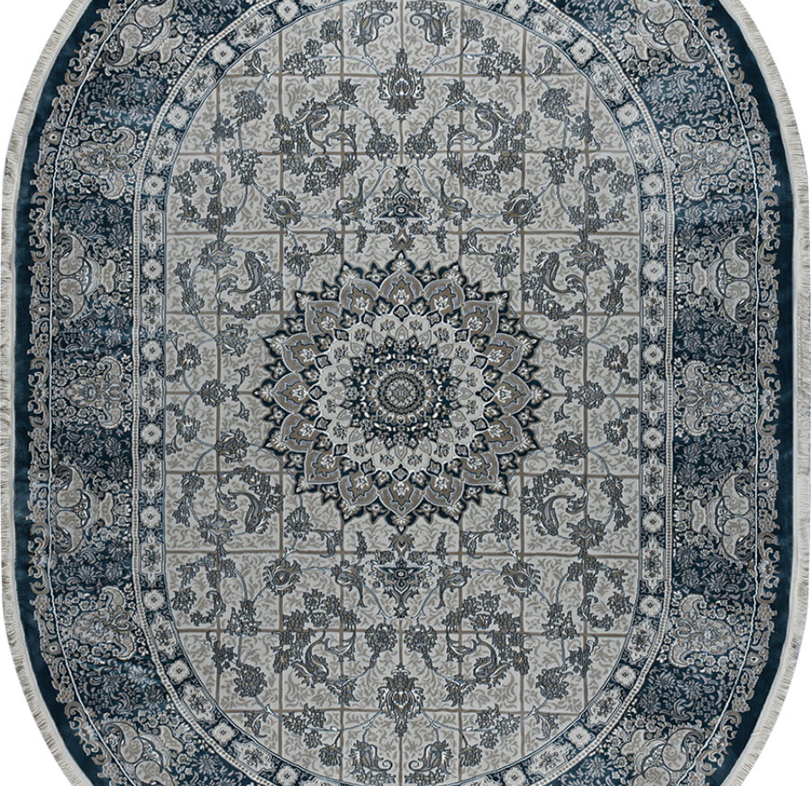 37122A oval BLUE / BLUE