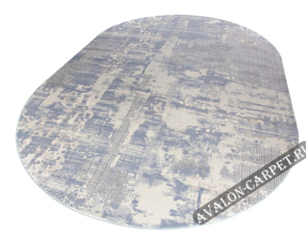 36874J oval L.GREY / BLUE