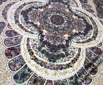 20250A oval CREAM / NAVY