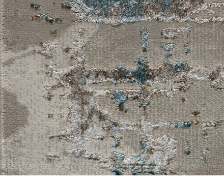 40842A stan BLUE FLS / BEIGE COK