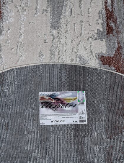 37107A oval ROSE FLS / L.GREY