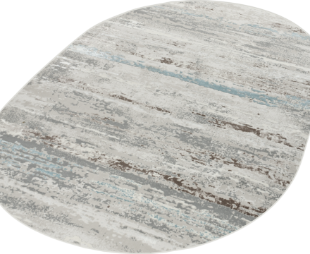 36556A oval L.BEIGE / BLUE