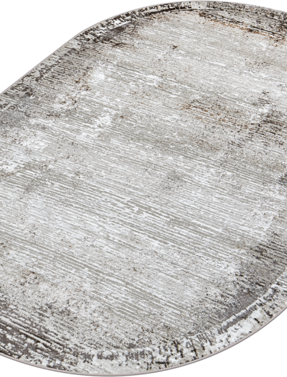 38548A oval BROWN FLS / CREAM FL