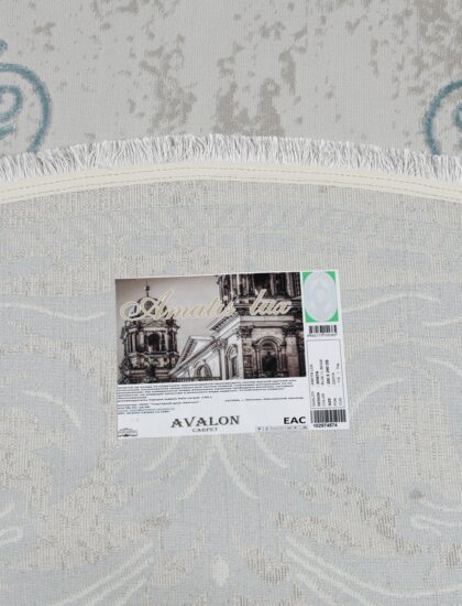 36567A oval BLUE / L.BEIGE