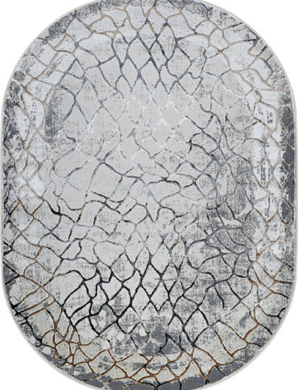 37888A oval GREY FLS / BEIGE FLS