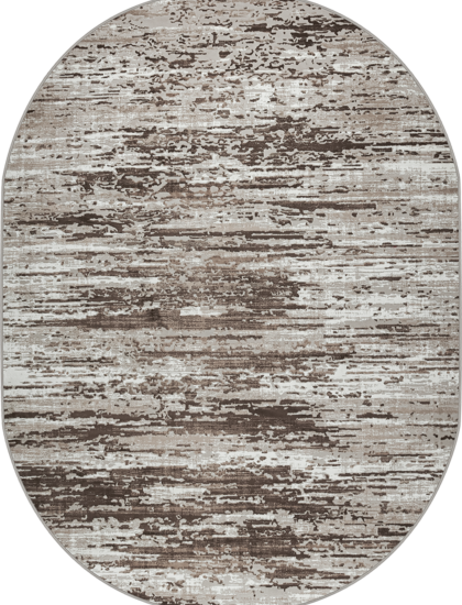 37546A oval BROWN / BEIGE