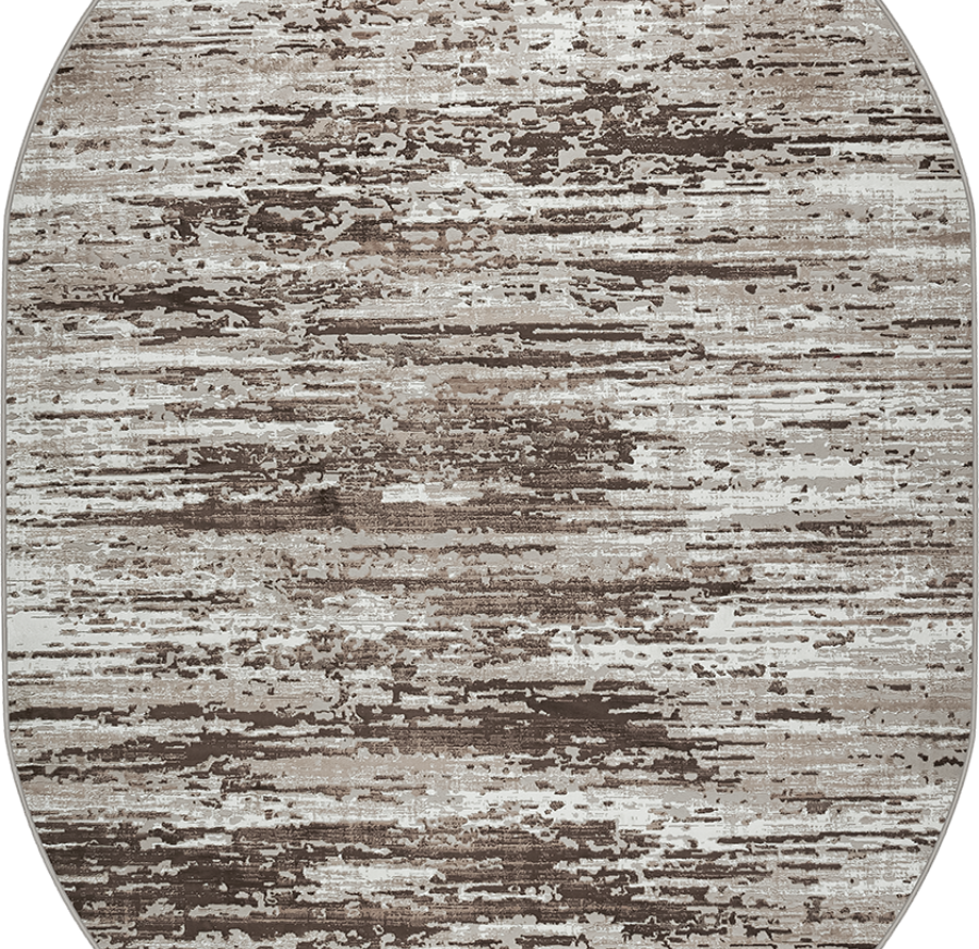 37546A oval BROWN / BEIGE