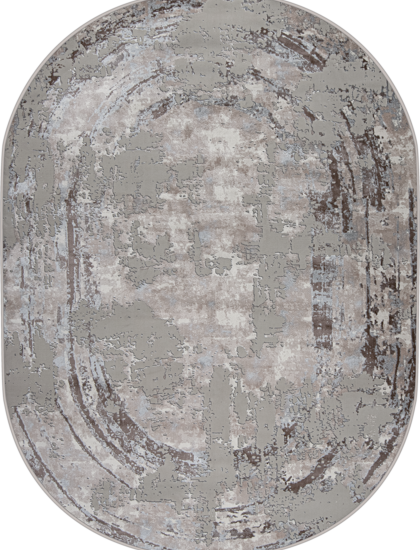 50122X oval L.GREY / L.BEIGE