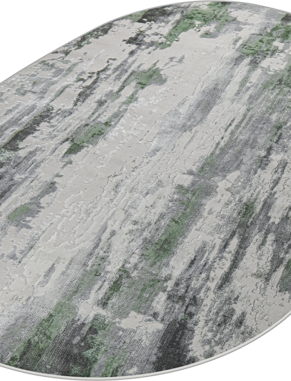 37107A oval GREEN FLS / L.GREY