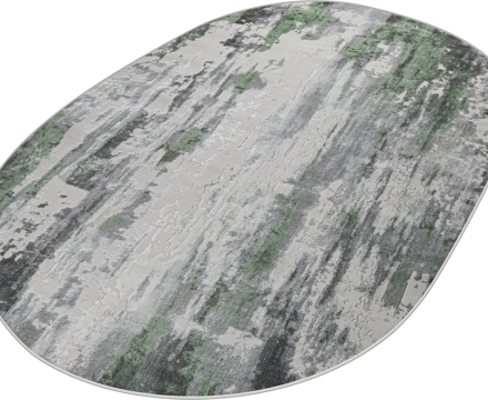 37107A oval GREEN FLS / L.GREY