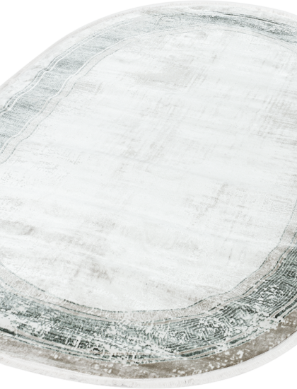 38720A oval GREEN / CREAM