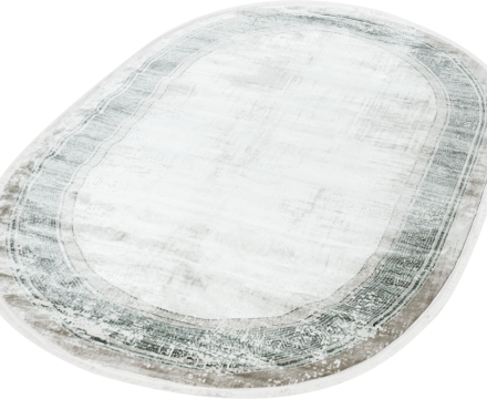 38720A oval GREEN / CREAM