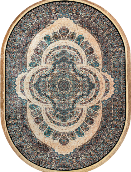 20250A oval CREAM / NAVY