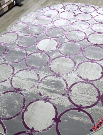 36444B oval LILA / LILA