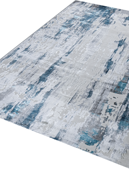 37107A stan BLUE FLS / L.GREY