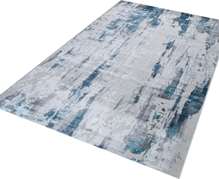 37107A stan BLUE FLS / L.GREY