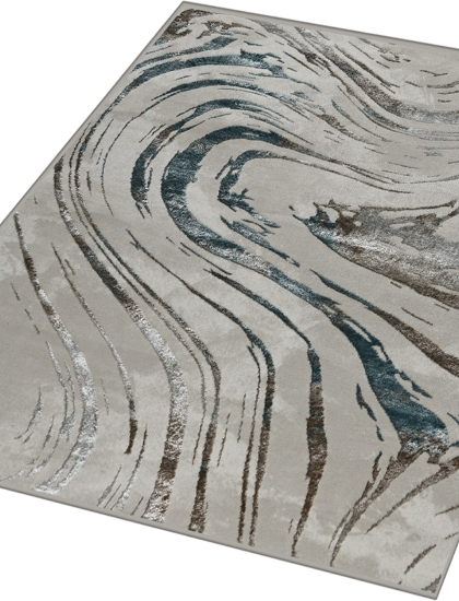 40839A stan BLUE FLS / BEIGE COK