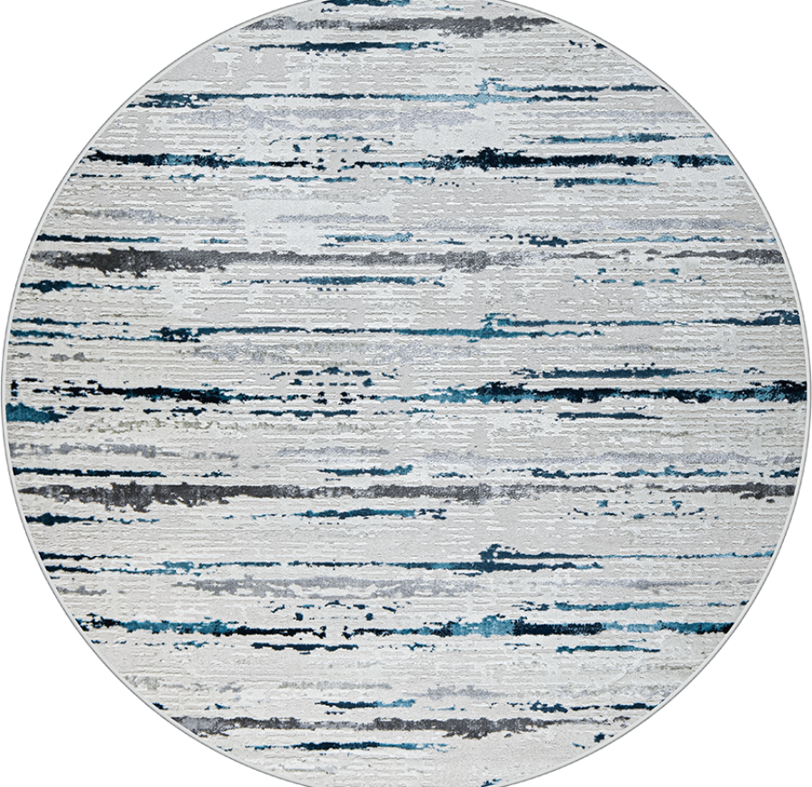 38462A daire BLUE FLS / L.GREY