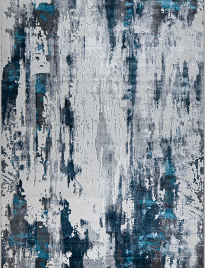 37107A stan BLUE FLS / L.GREY