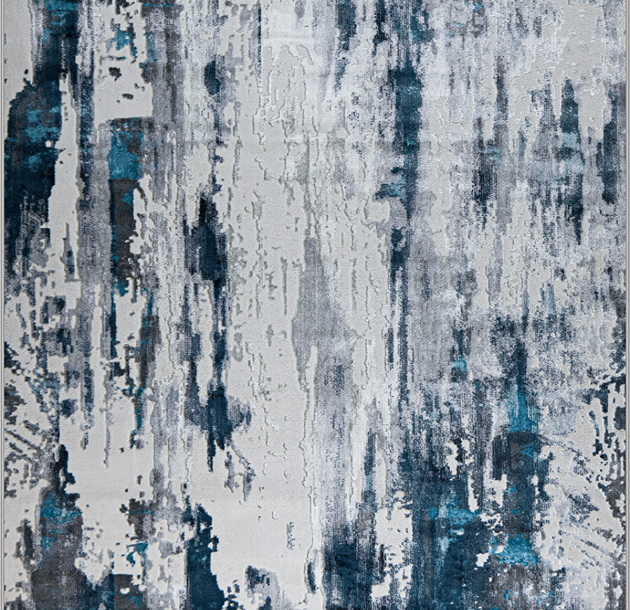 37107A stan BLUE FLS / L.GREY