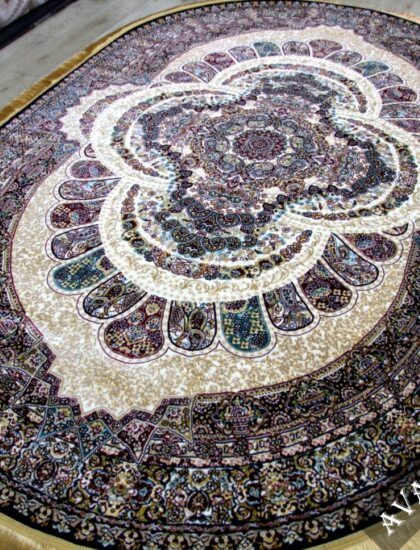 20250A oval CREAM / NAVY