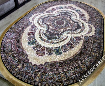 20250A oval CREAM / NAVY