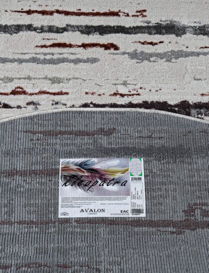 38462A oval ROSE FLS / L.GREY