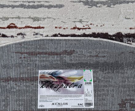 38462A oval ROSE FLS / L.GREY