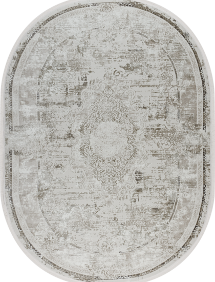 38713B oval L.BEIGE / BEIGE