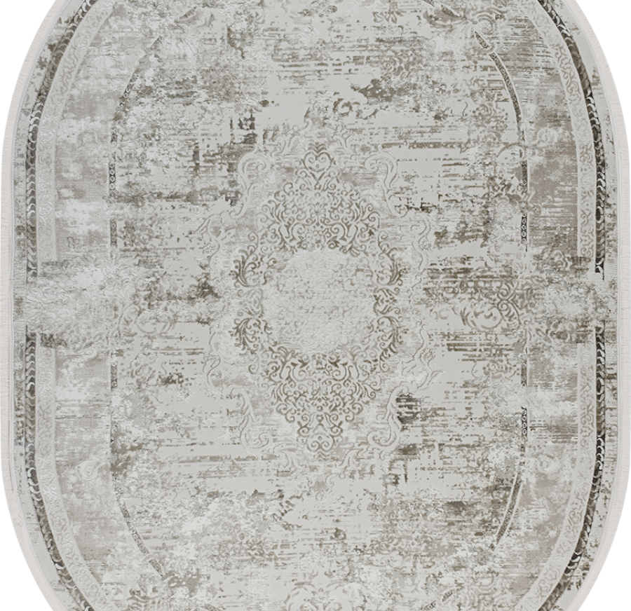 38713B oval L.BEIGE / BEIGE