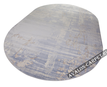 36874J oval L.GREY / BLUE