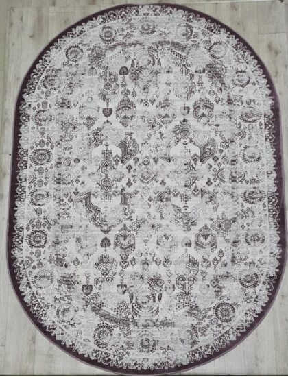 36903A oval CREAM / LILA