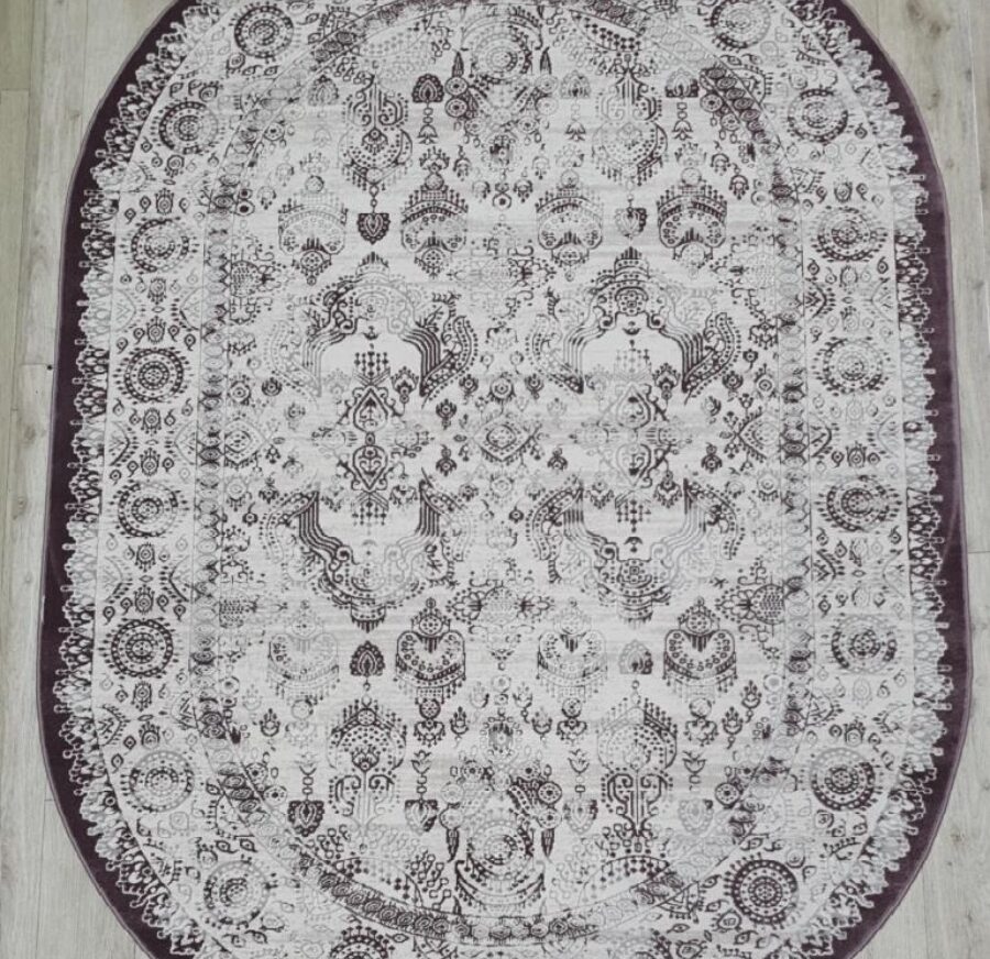 36903A oval CREAM / LILA