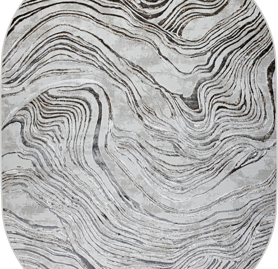 37885C oval CREAM FLS / BEIGE FL