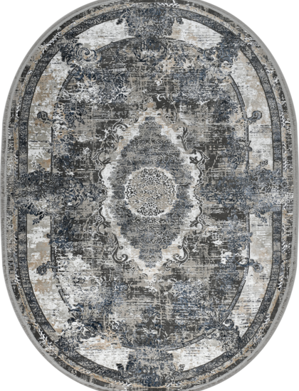 38713B oval BLUE/WHITE