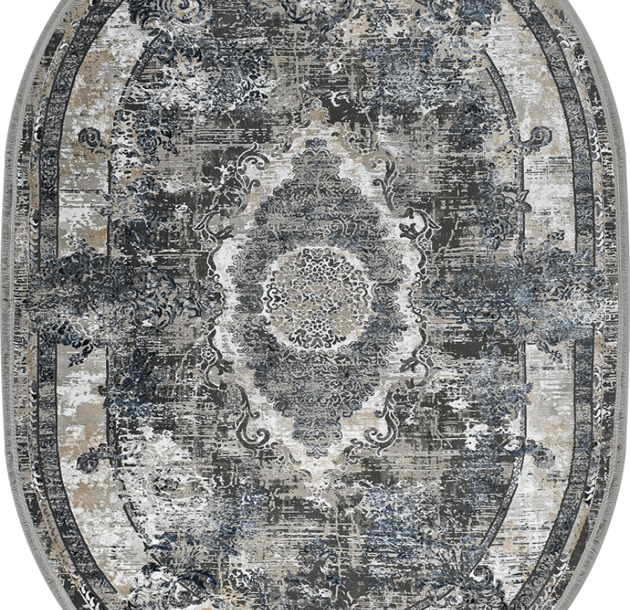 38713B oval BLUE/WHITE