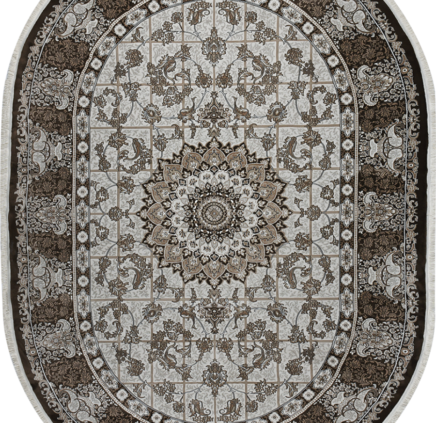 37122A oval BROWN / BROWN