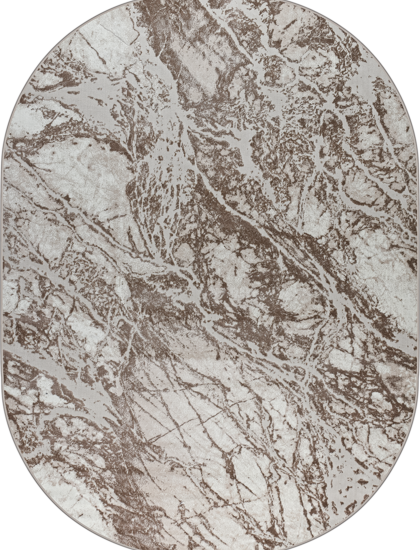 38113A oval BEIGE / D.BEIGE