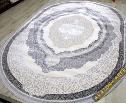 36845A oval L.GREY / L.GREY