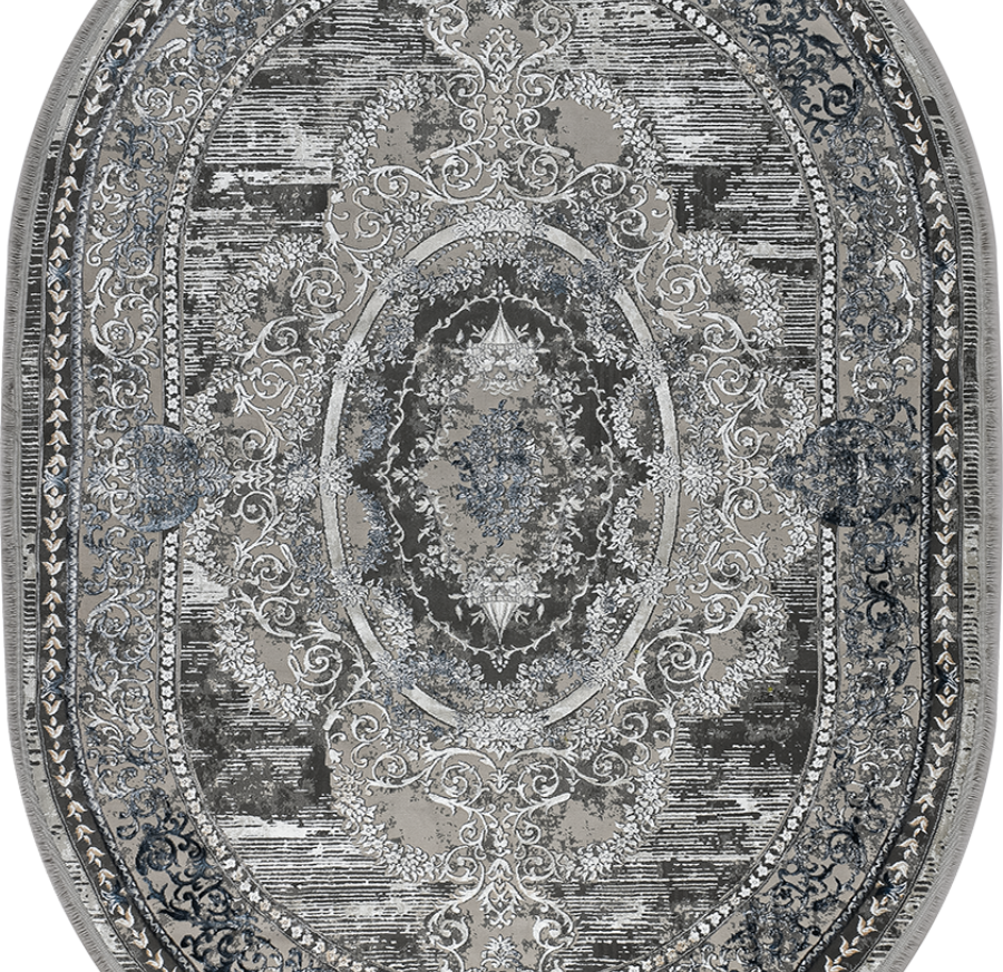 51386A oval BLUE/L.GREY