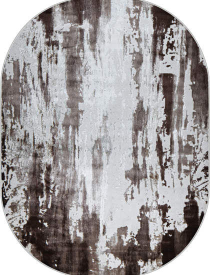 37107A oval BROWN / D.BEIGE