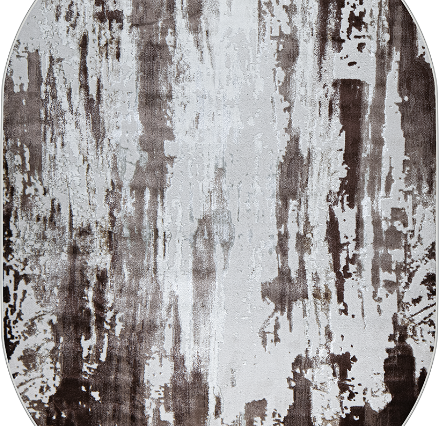 37107A oval BROWN / D.BEIGE