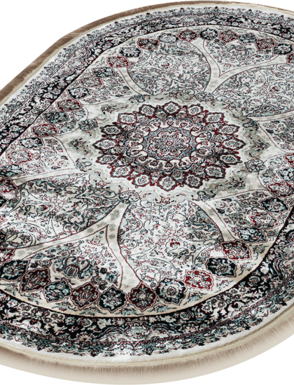 20273A oval CREAM / NAVY