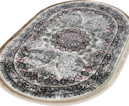 20273A oval CREAM / NAVY