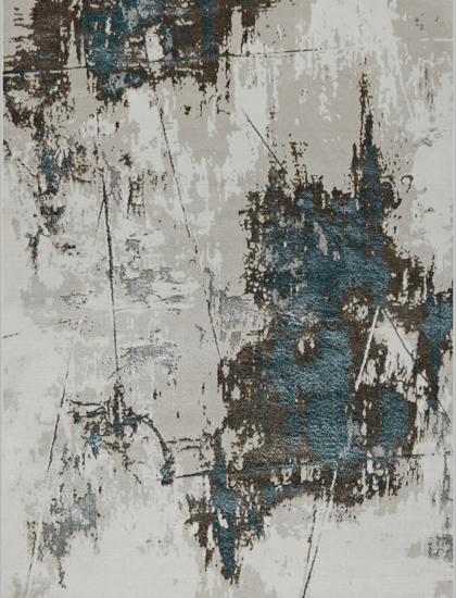 40838A stan BLUE FLS / BEIGE COK