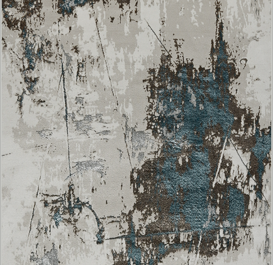 40838A stan BLUE FLS / BEIGE COK